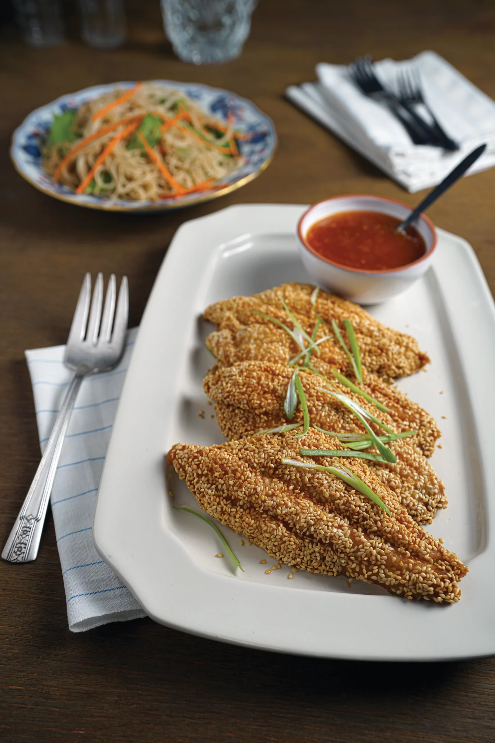 SesameCrusted Catfish TCI