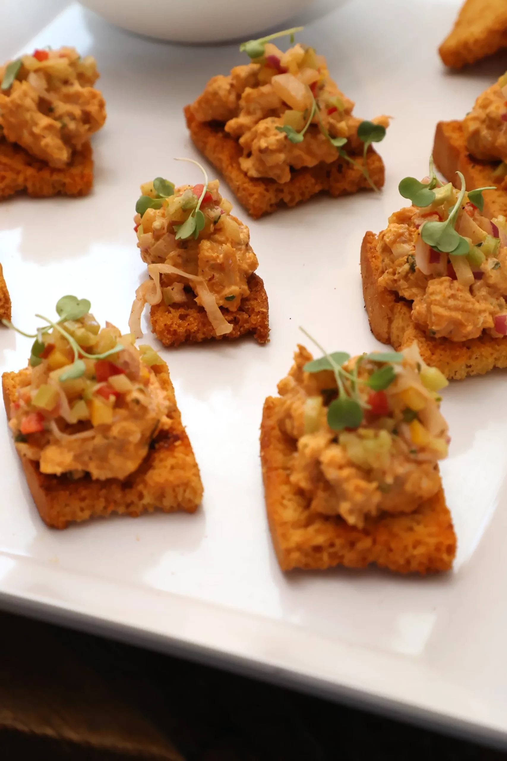Smoked Catfish Dip, Chow Chow, Cornbread Cracker – TCI