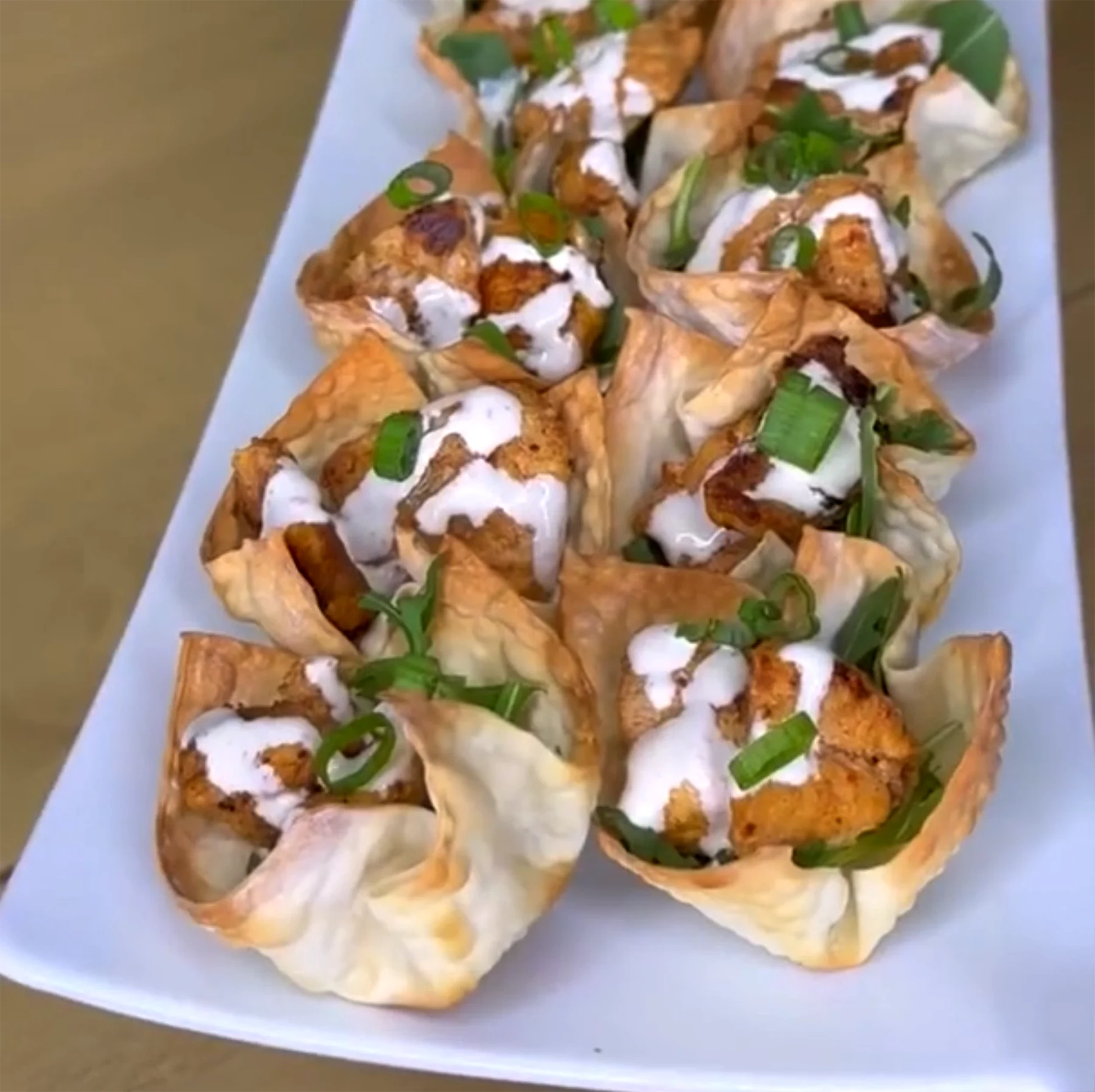 Chili Lime Catfish Wontons – TCI